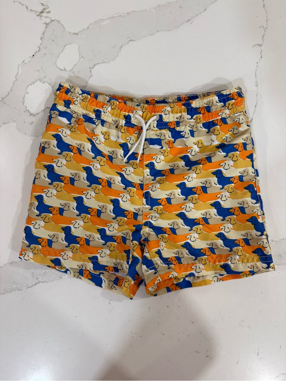 Janie and Jack Dachshund Boys Boardshorts 3T